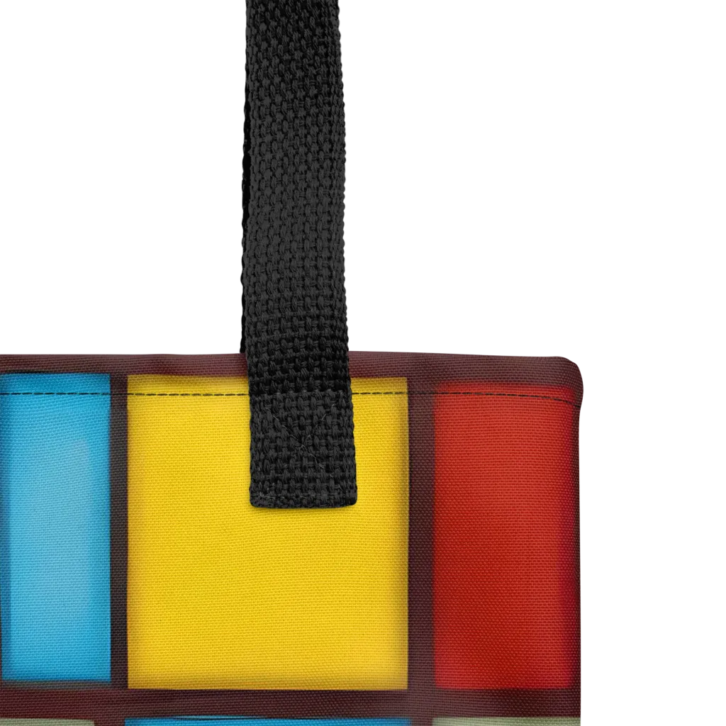 Burgundy Bauhaus on Tote Bag — Product details