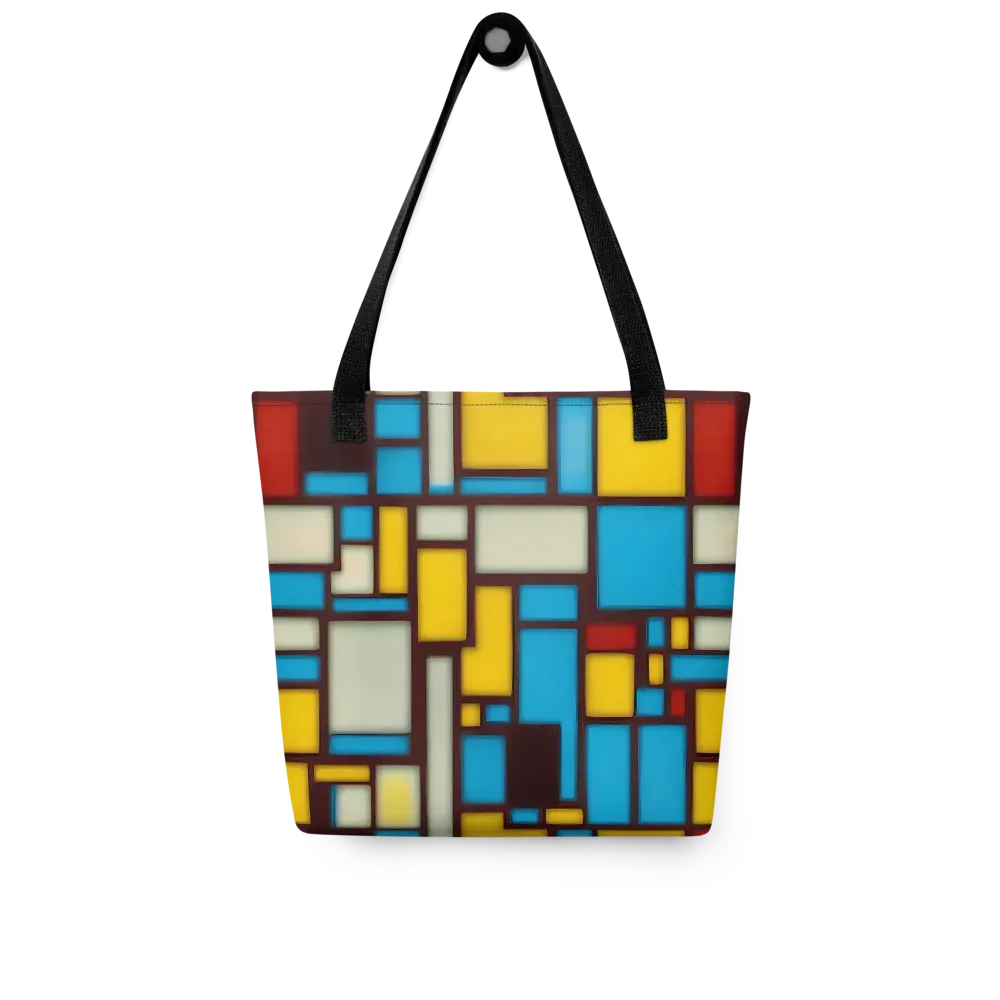 Burgundy Bauhaus on Tote Bag — Front