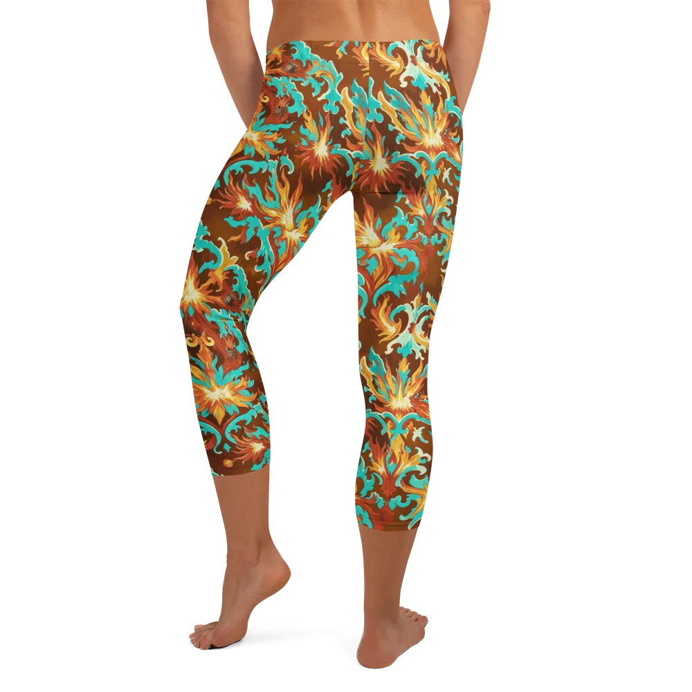 Ember Rococo on Capri Leggings — Back