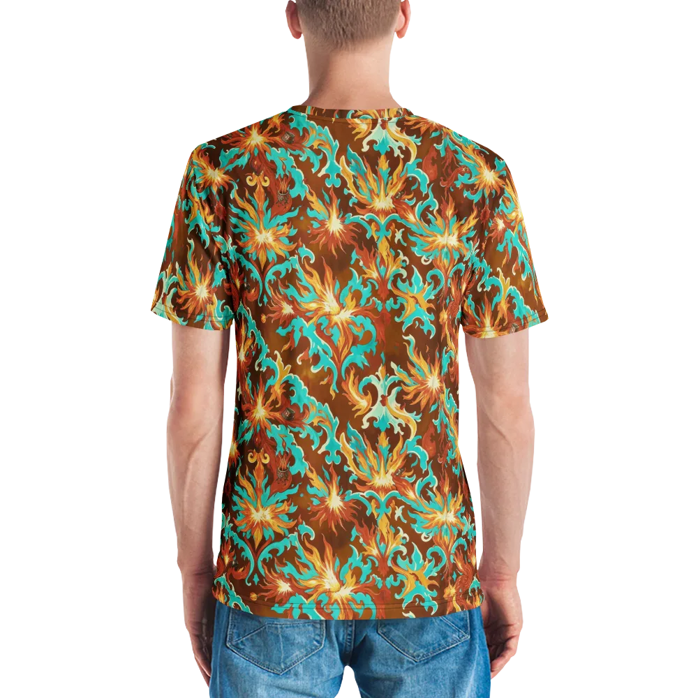 Ember Rococo on Men's Crew Neck T-Shirt — Back
