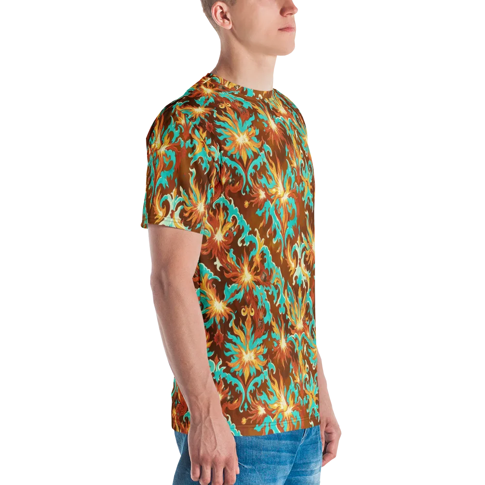 Ember Rococo on Men's Crew Neck T-Shirt — Right