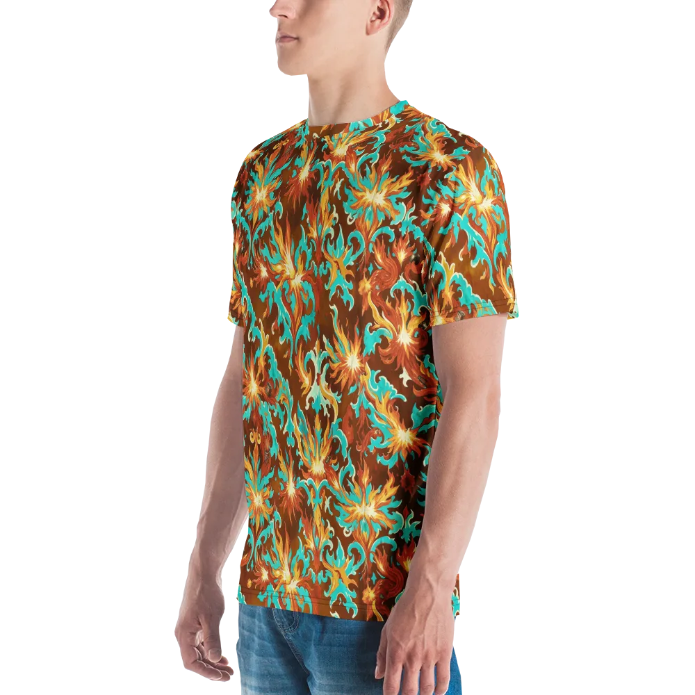 Ember Rococo on Men's Crew Neck T-Shirt — Left
