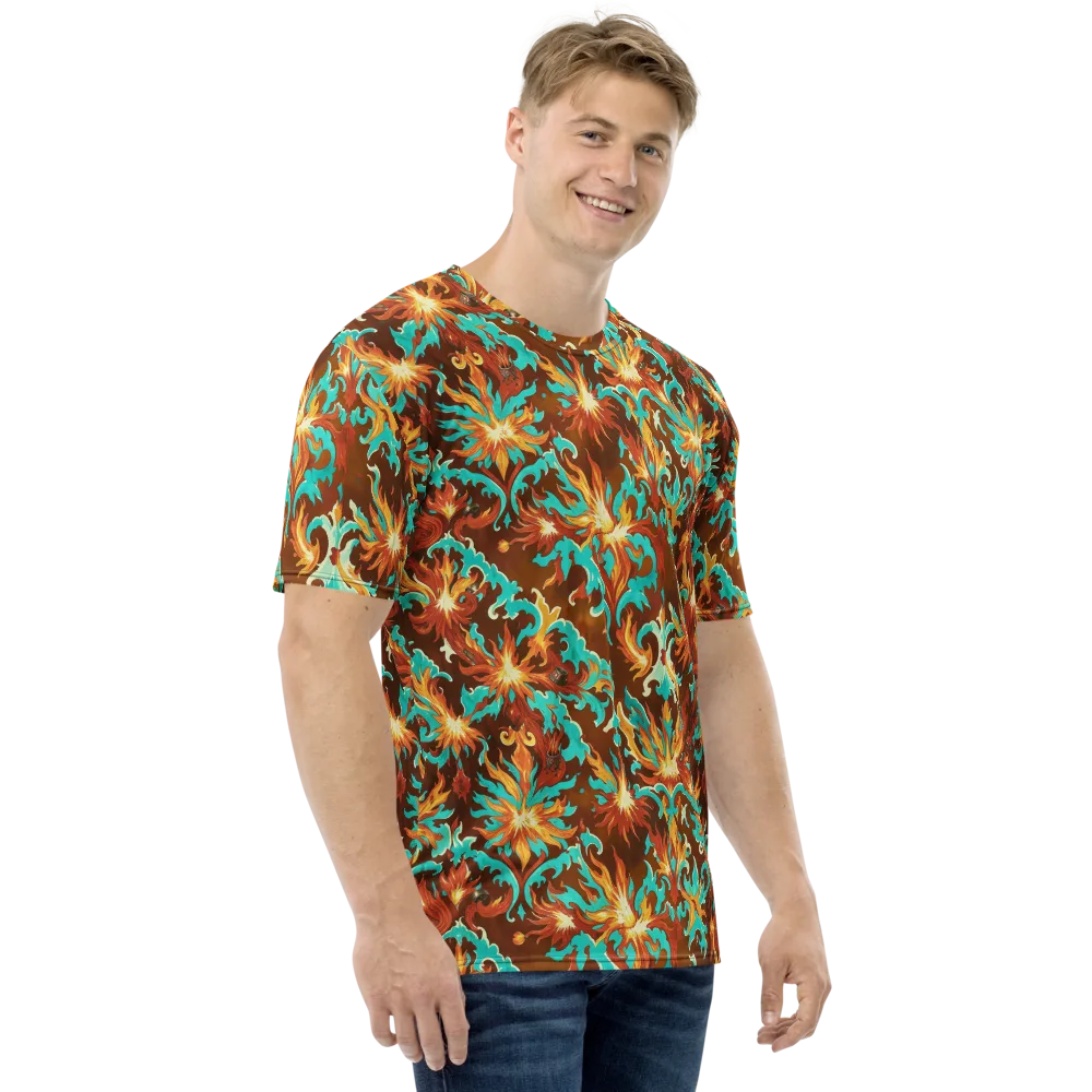 Ember Rococo on Men's Crew Neck T-Shirt — Right