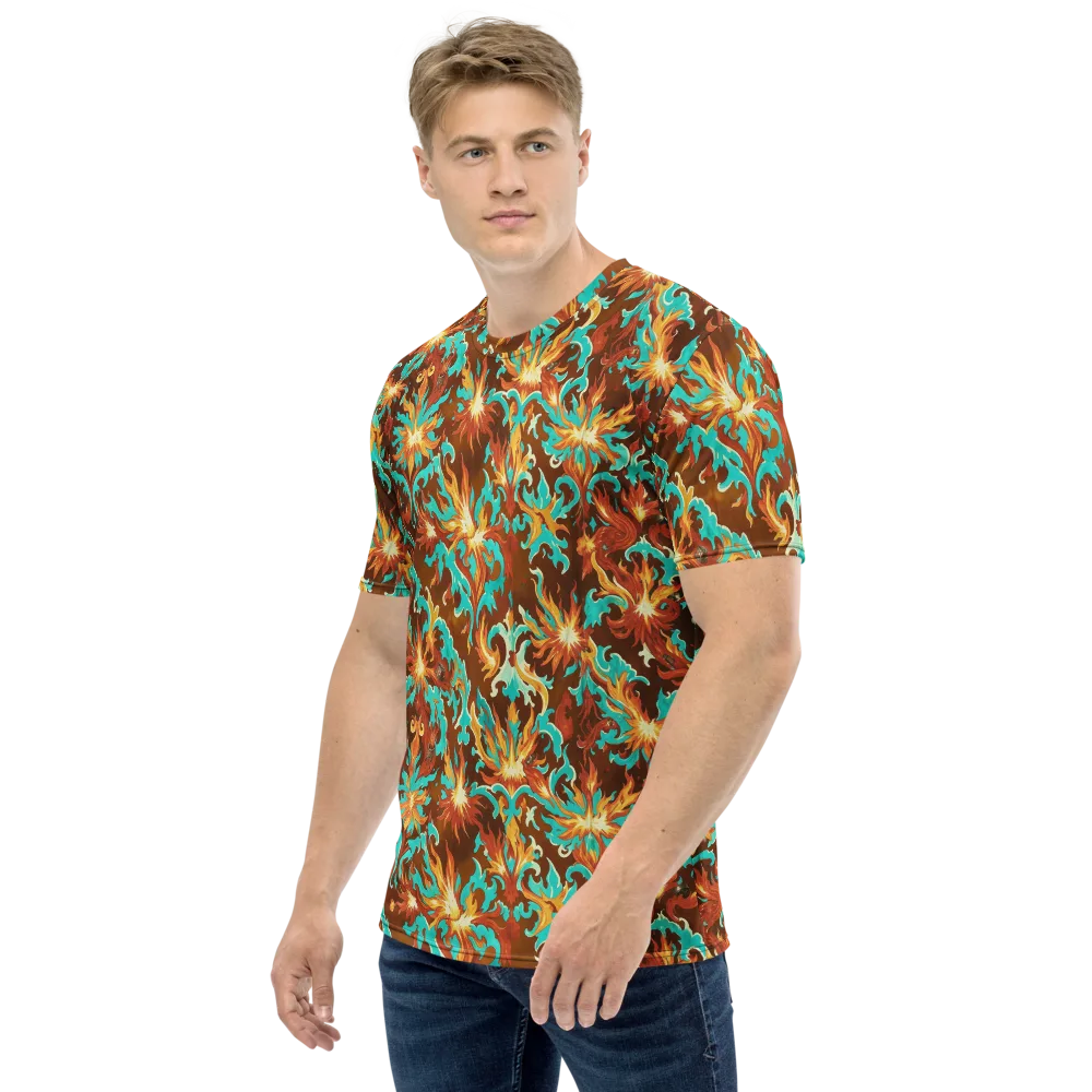 Ember Rococo on Men's Crew Neck T-Shirt — Left