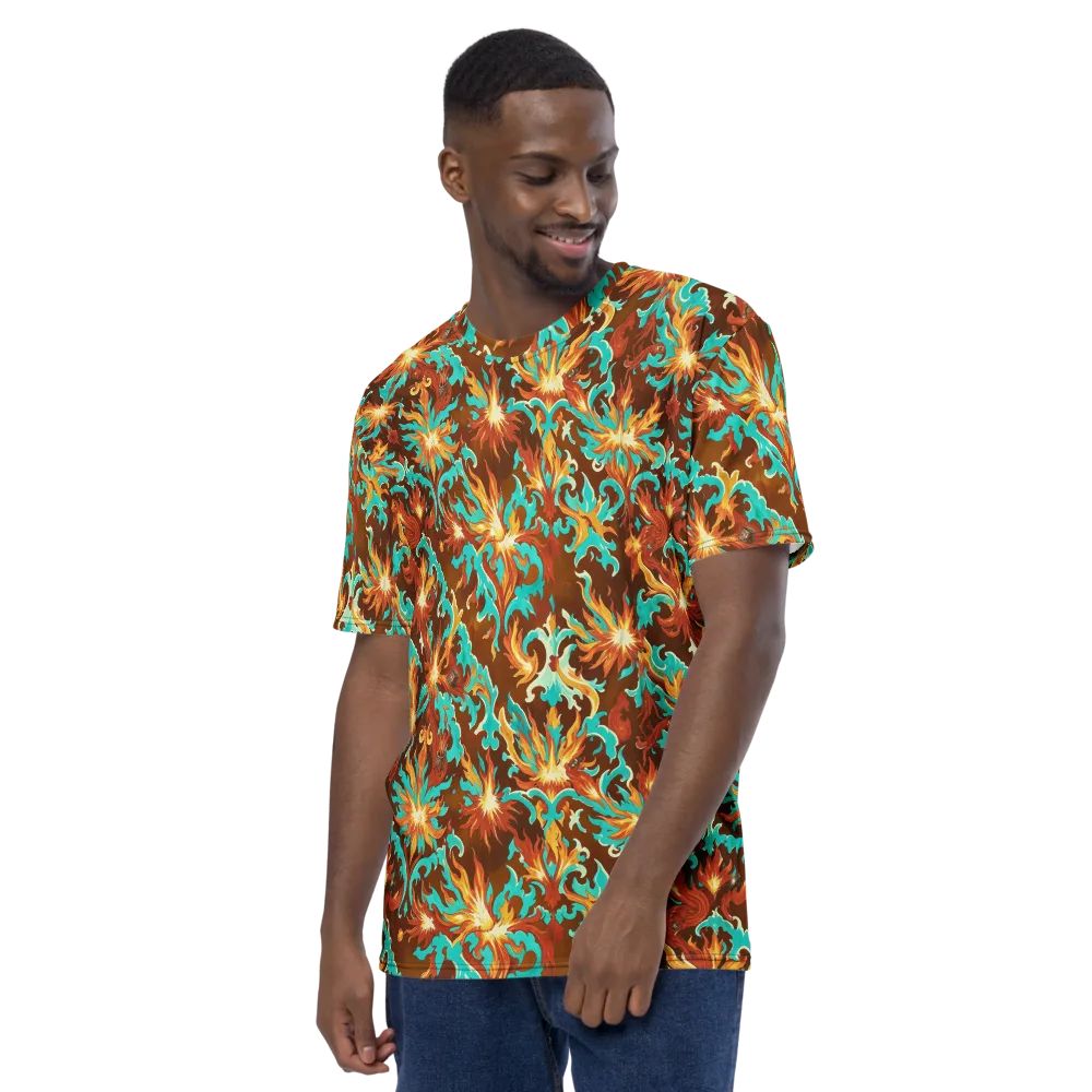 Ember Rococo on Men's Crew Neck T-Shirt — Left