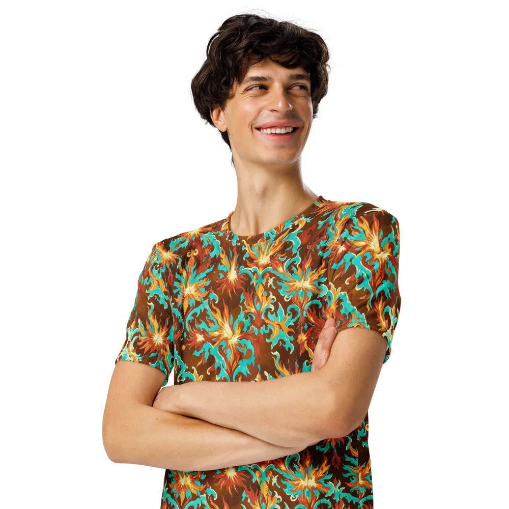 Ember Rococo on Men's Crew Neck T-Shirt — Left Front