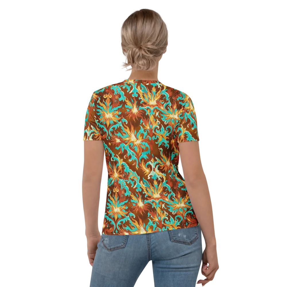 Ember Rococo on Women's Crew Neck T-Shirt — Back