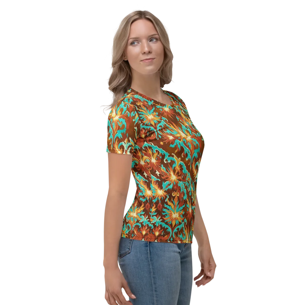 Ember Rococo on Women's Crew Neck T-Shirt — Right