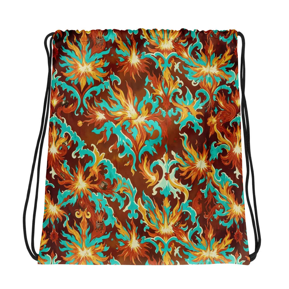 Ember Rococo on Drawstring Bag — Photo