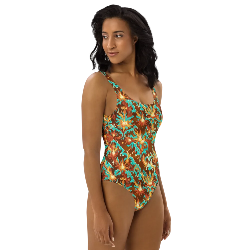 Ember Rococo on One-Piece Swimsuit — Right
