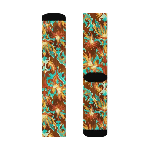 Ember Rococo on a Socks