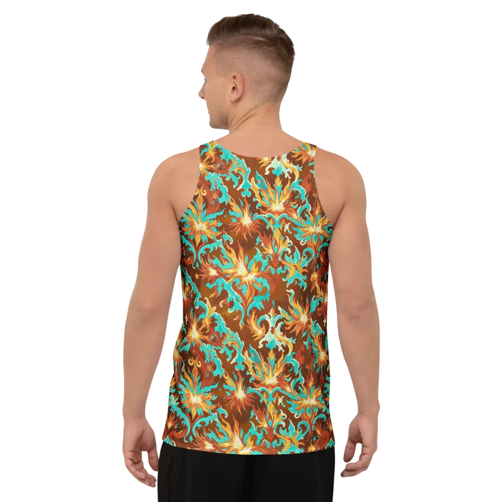 Ember Rococo on Men's Tank Top — Back