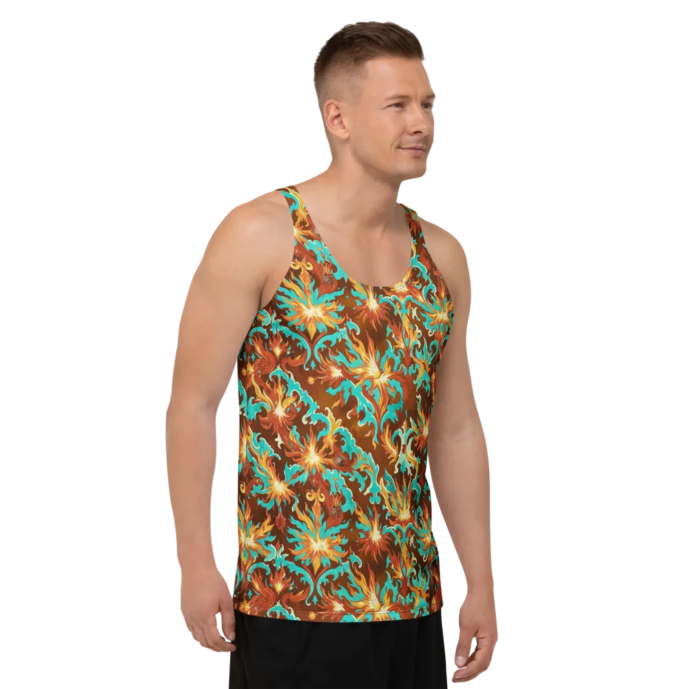 Ember Rococo on Men's Tank Top — Right Front