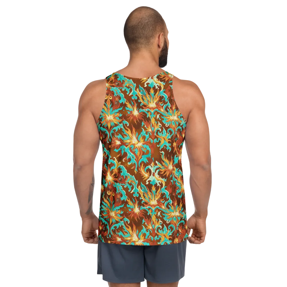 Ember Rococo on Men's Tank Top — Back