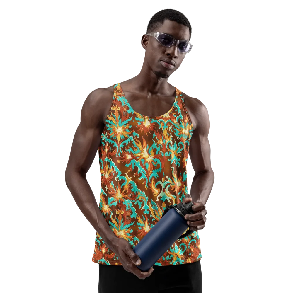 Ember Rococo on Men's Tank Top — Front
