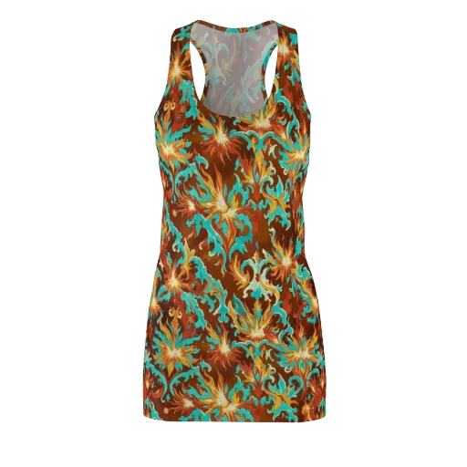Ember Rococo on a Racerback Dress