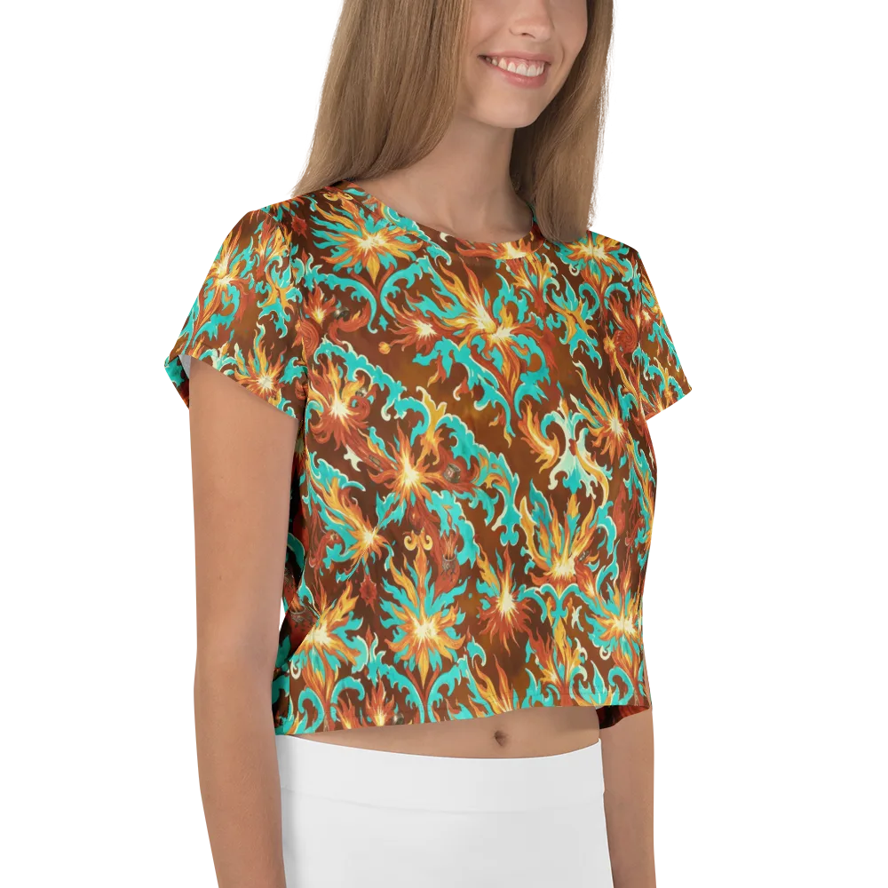 Ember Rococo on Crop Tee — Right