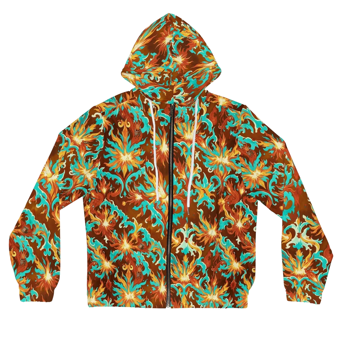 Ember Rococo on Women's Full-Zip Hoodie — Front