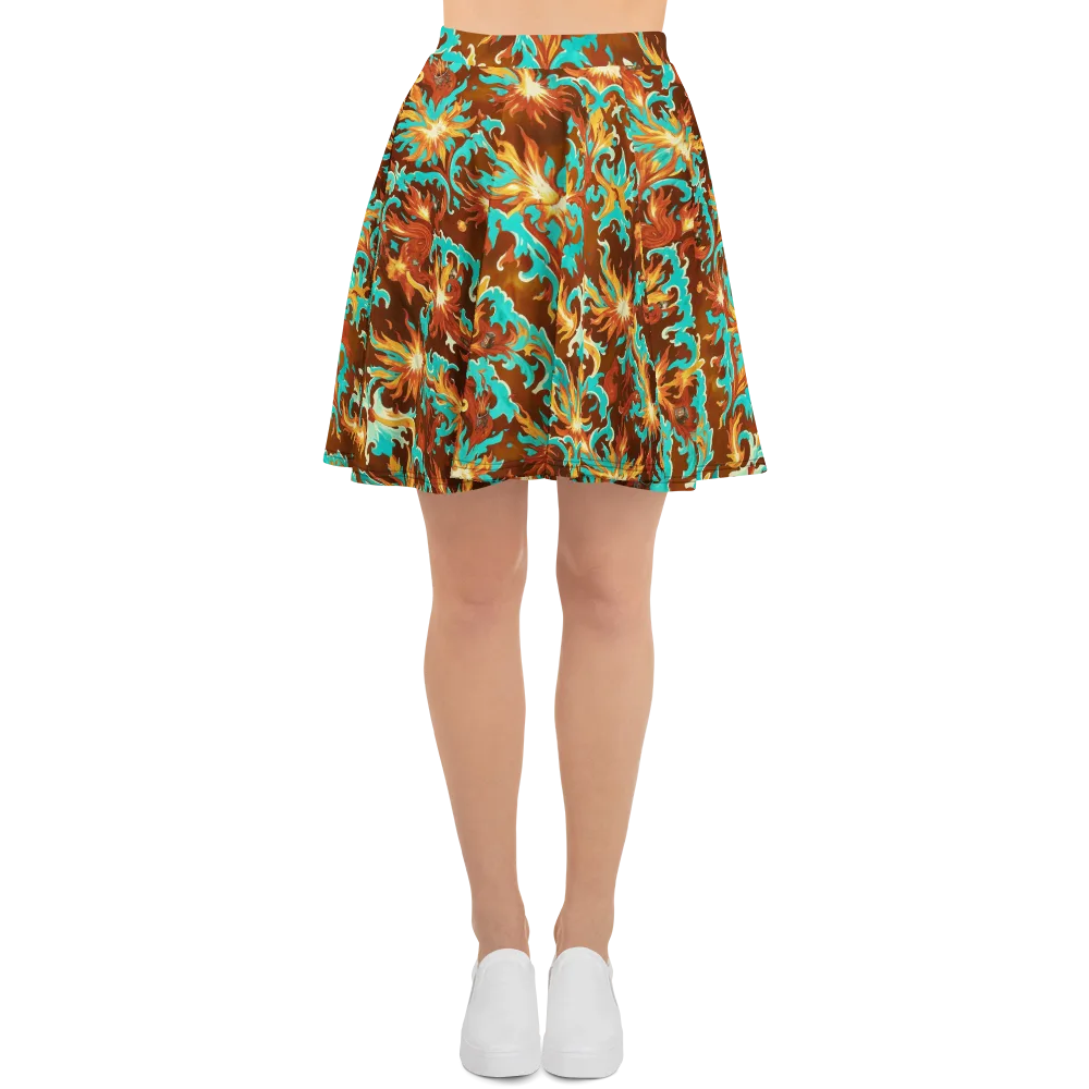 Ember Rococo on Skater Skirt — Front
