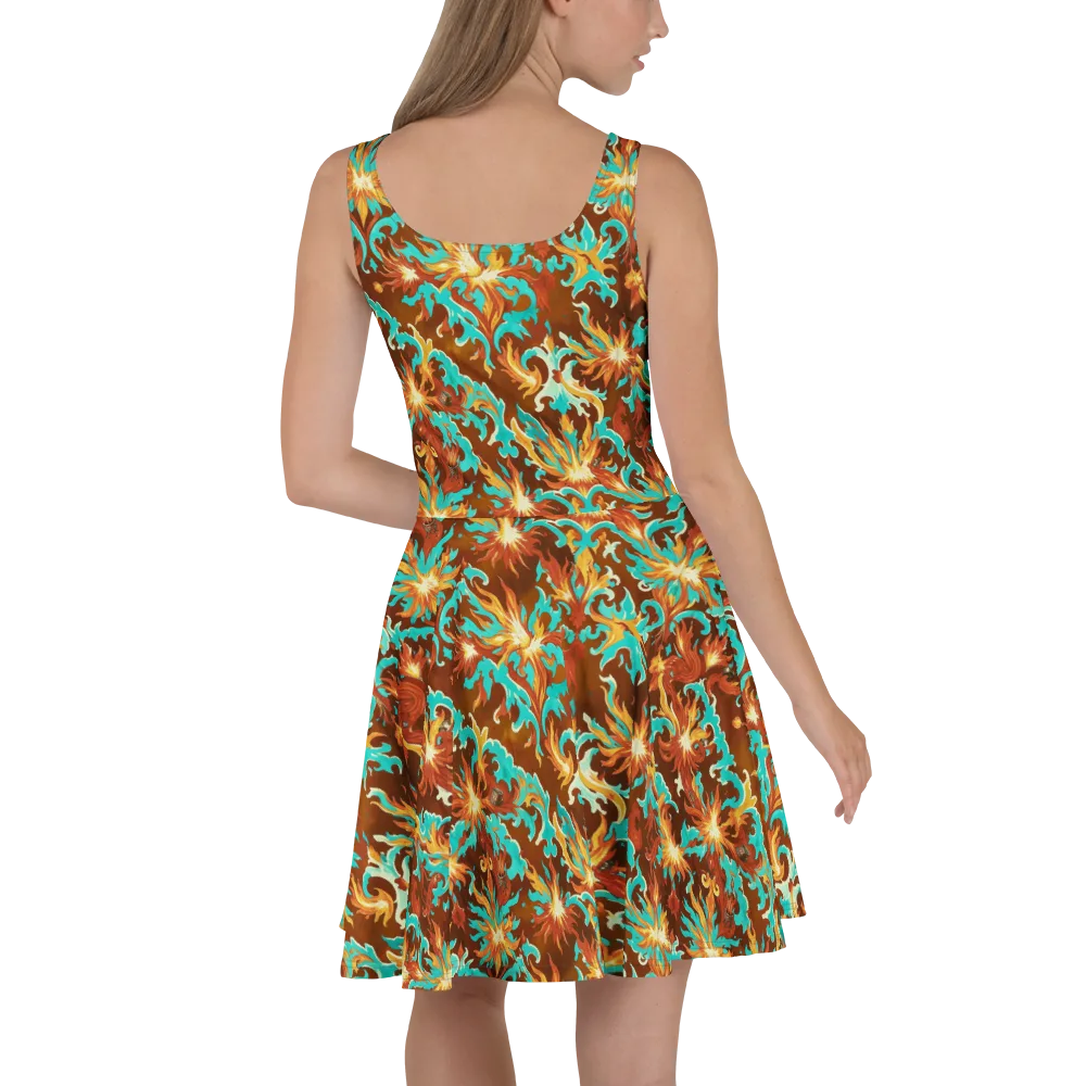 Ember Rococo on Skater Dress — Back