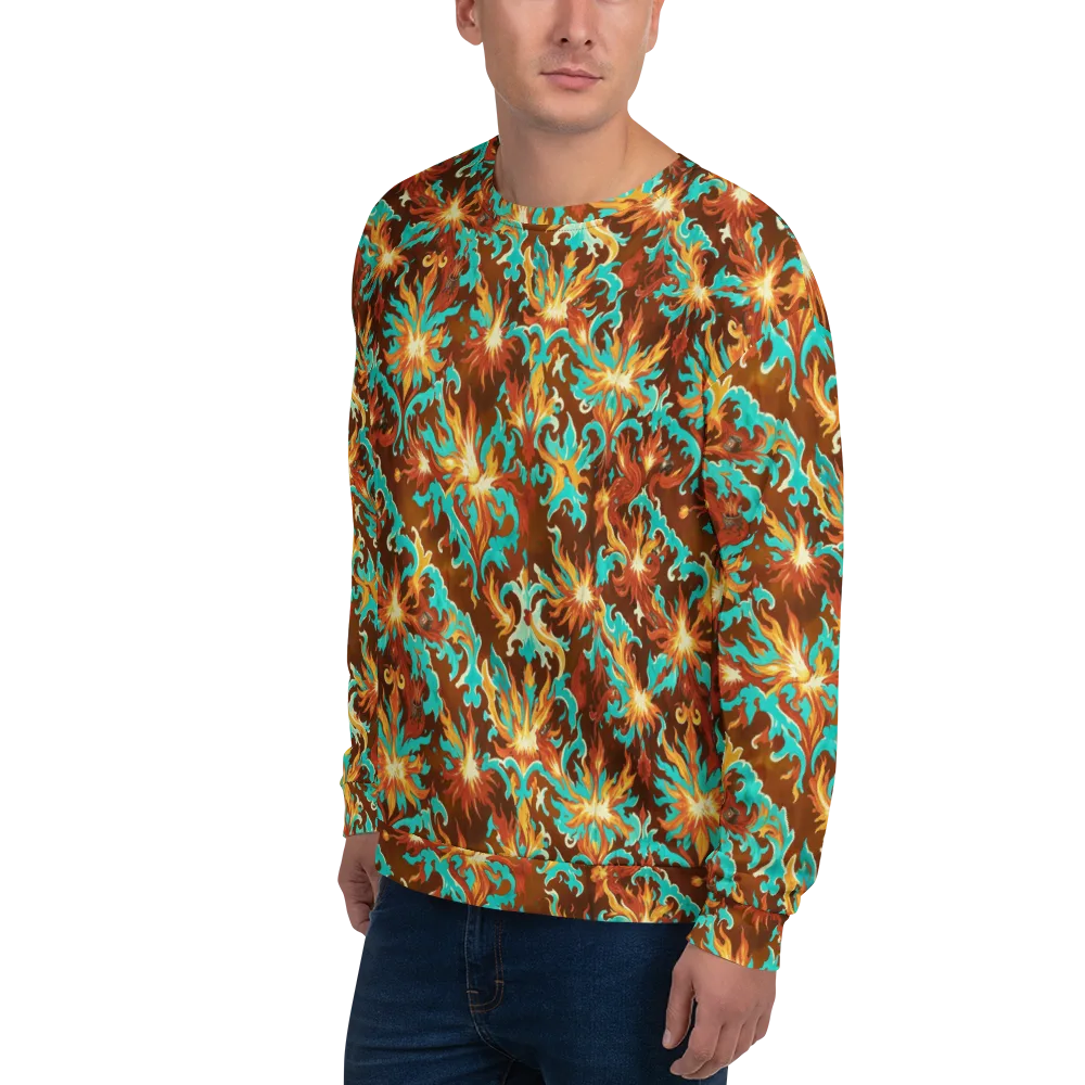 Ember Rococo on Sweatshirt — Left Front
