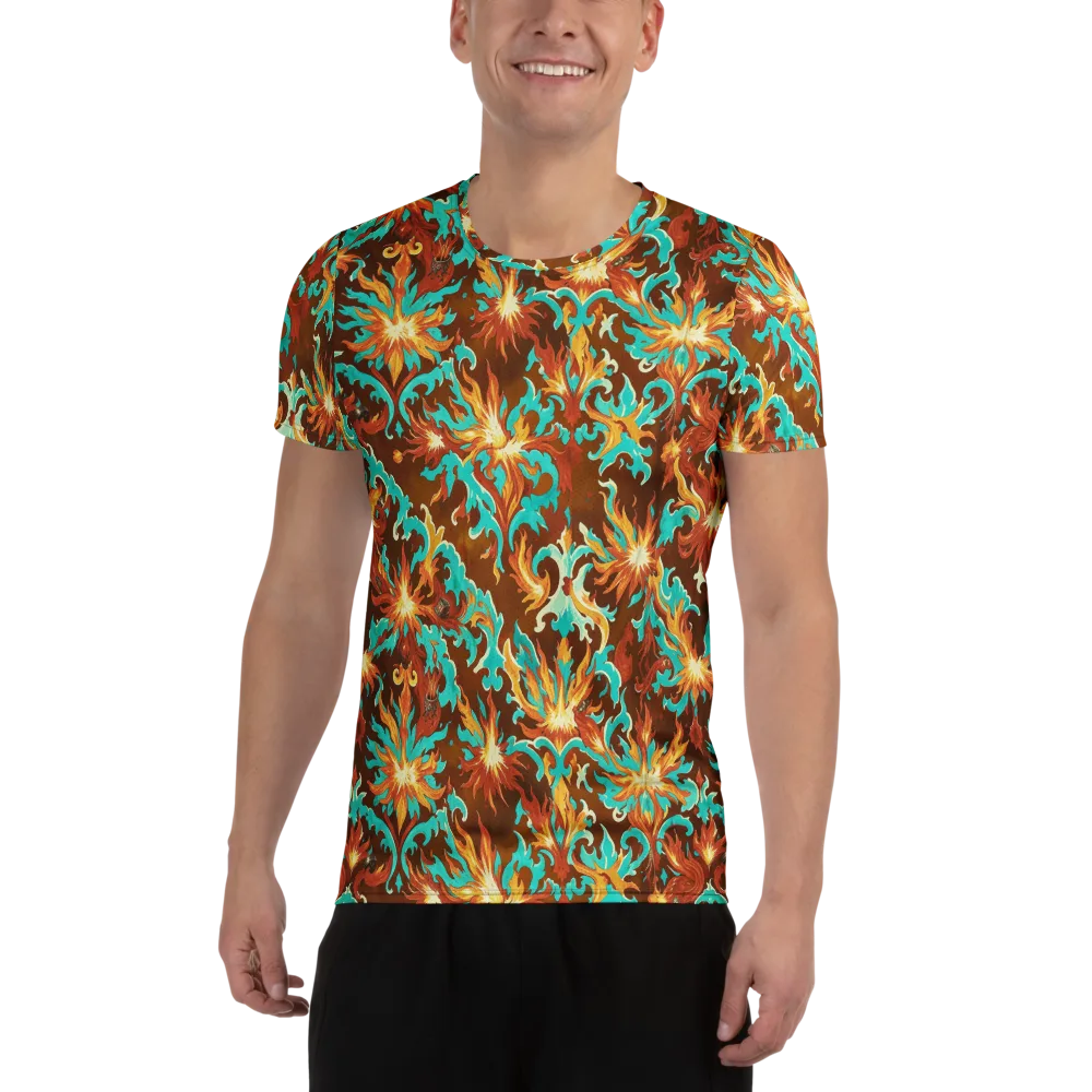 Ember Rococo on Men's Athletic T-Shirt — Front