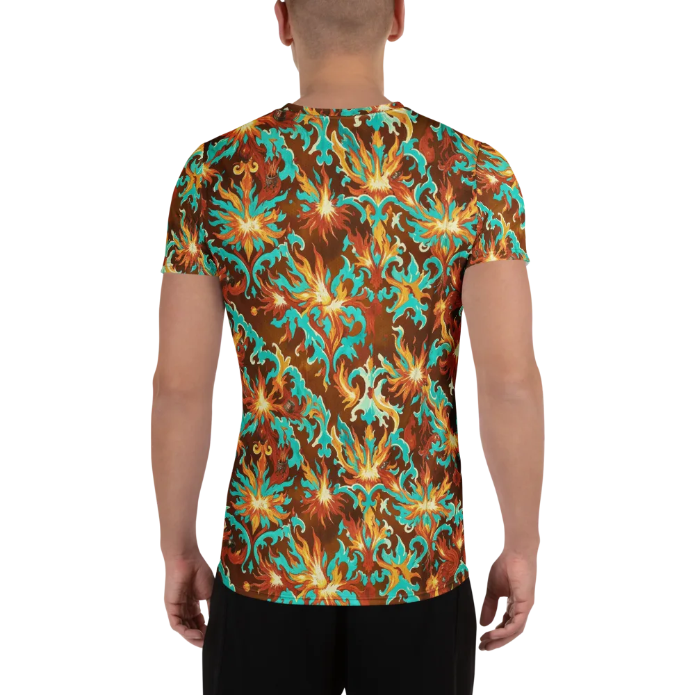 Ember Rococo on Men's Athletic T-Shirt — Back
