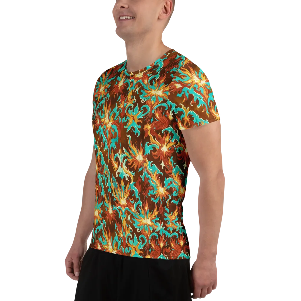 Ember Rococo on Men's Athletic T-Shirt — Left