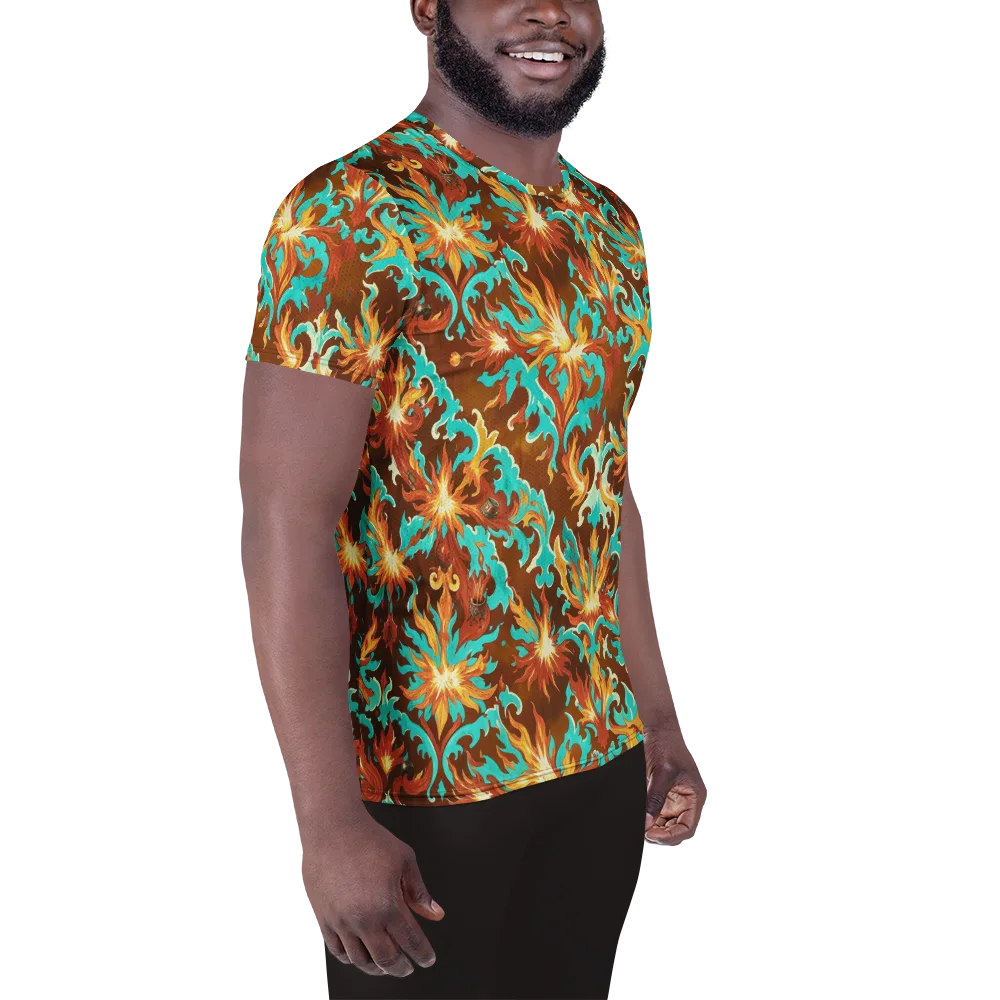 Ember Rococo on Men's Athletic T-Shirt — Right