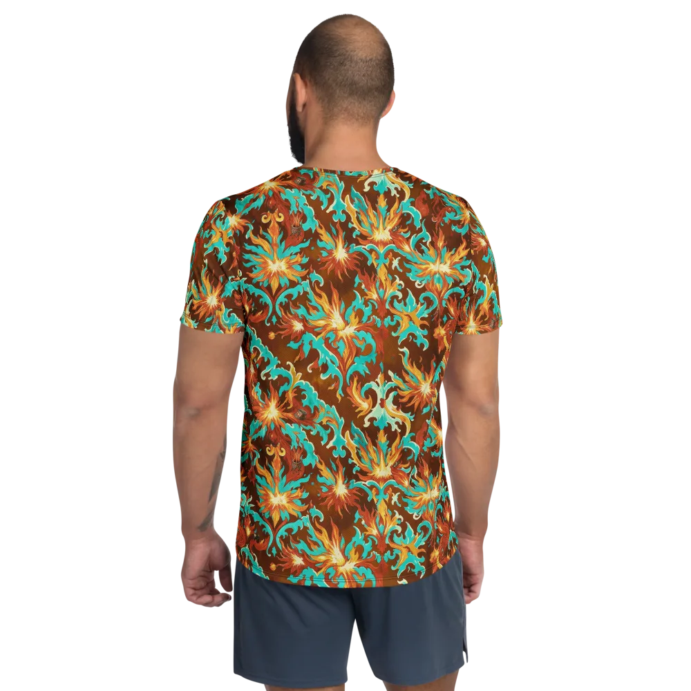 Ember Rococo on Men's Athletic T-Shirt — Back