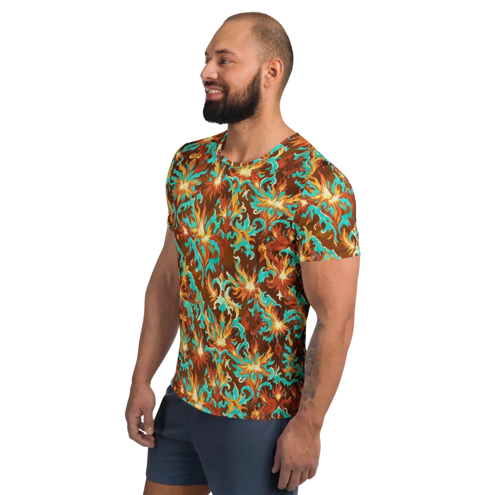 Ember Rococo on Men's Athletic T-Shirt — Left