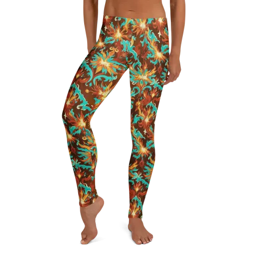 Ember Rococo on a Leggings