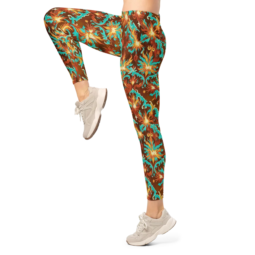 Ember Rococo on Leggings — Left