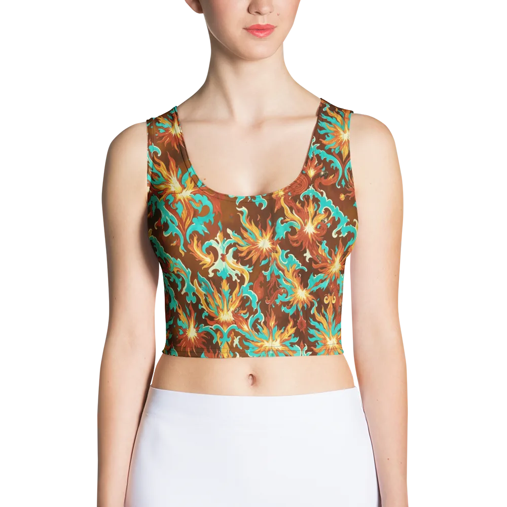 Ember Rococo on Crop Top — Front