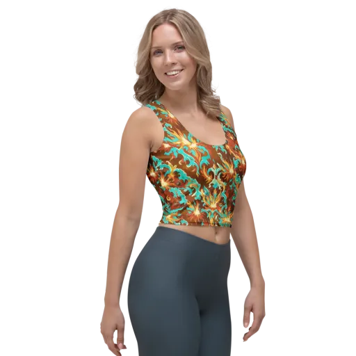 Ember Rococo on a Crop Top