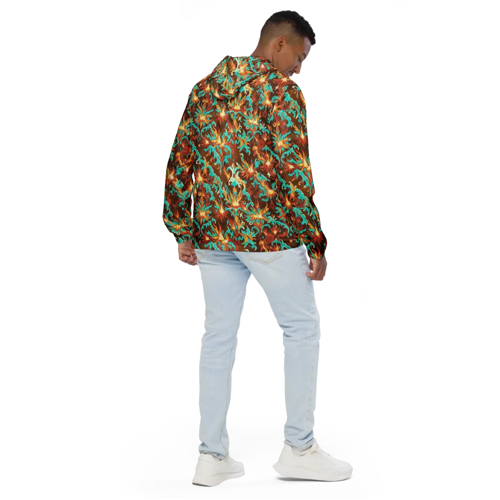 Ember Rococo on Men's Windbreaker — Back