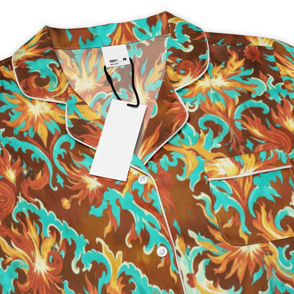 Ember Rococo on Women's Short Sleeve Pajama Top — Product details