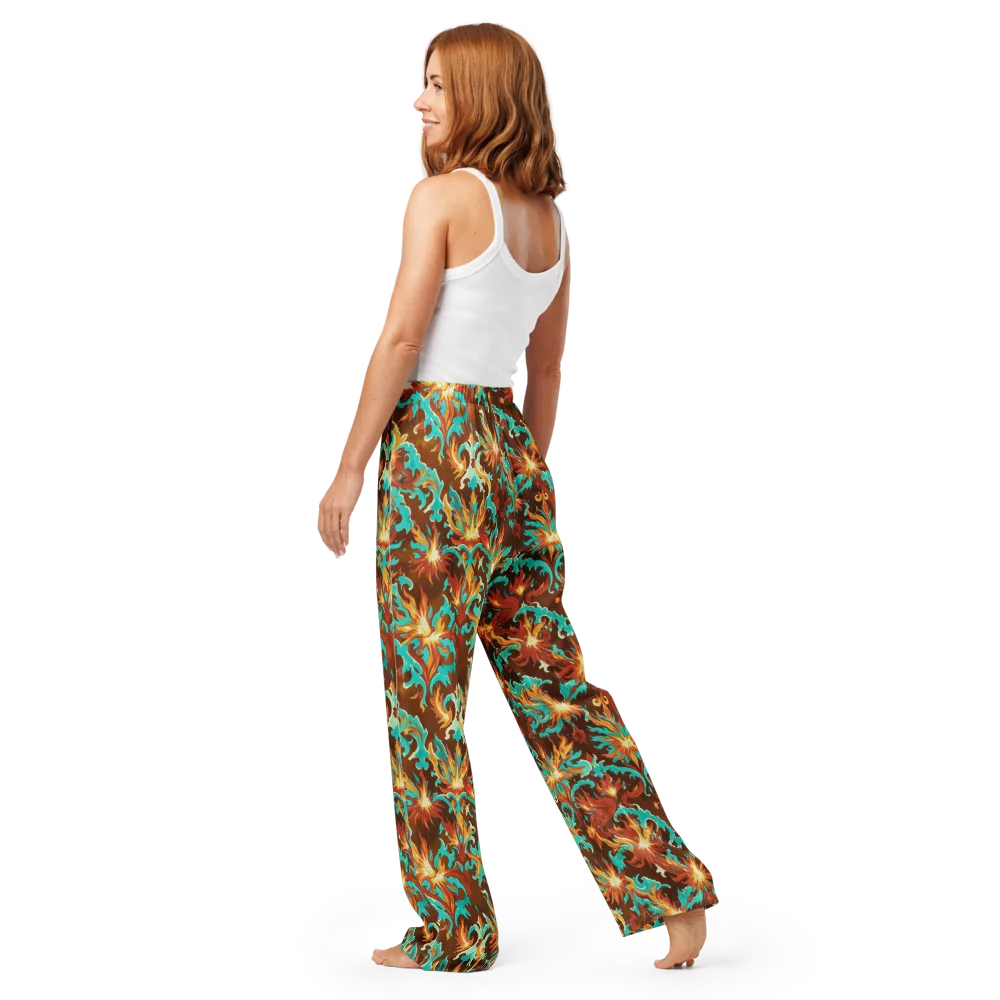 Ember Rococo on Women's Pajama Pants — Back