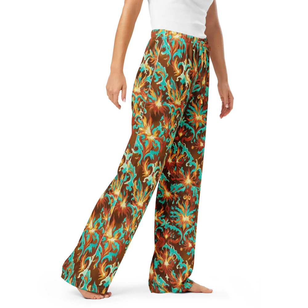 Ember Rococo on Women's Pajama Pants — Right Front