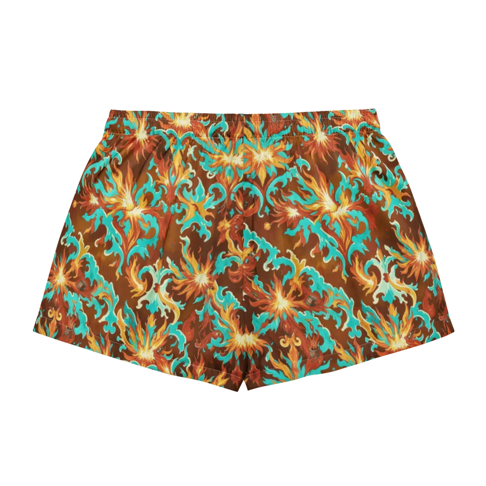 Ember Rococo on Women's Pajama Shorts — Back