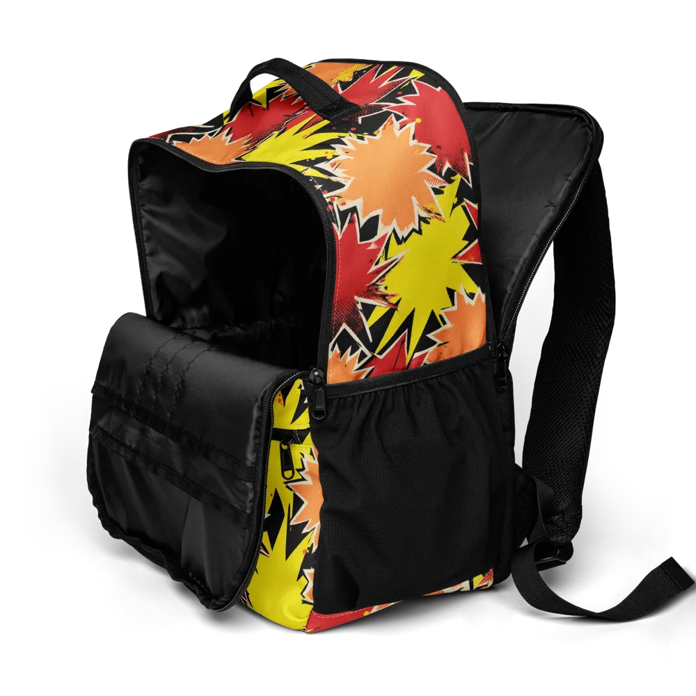 Pop Art Detonation on Utility Backpack — Product details 2