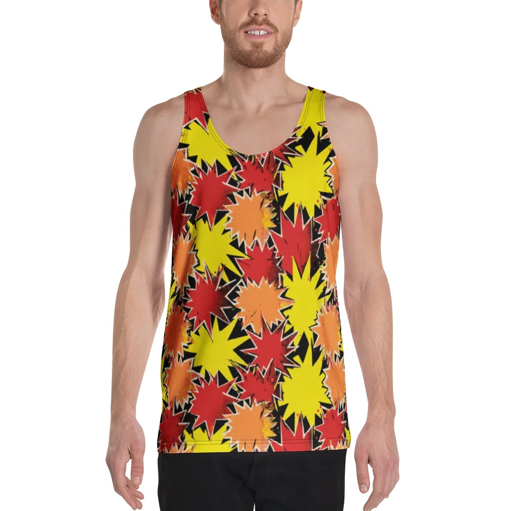 Pop Art Detonation on Men's Tank Top — Front