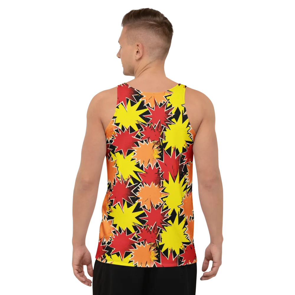 Pop Art Detonation on Men's Tank Top — Back