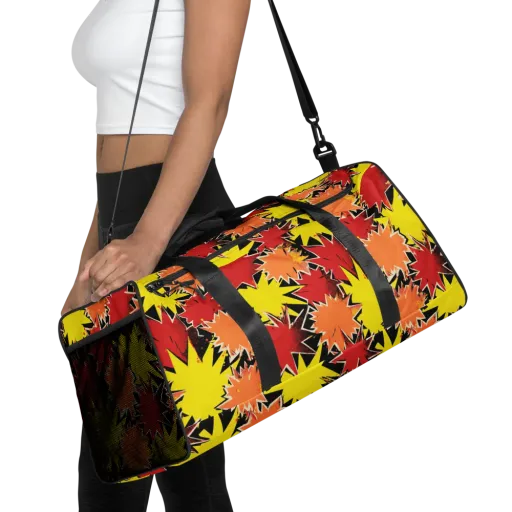 Pop Art Detonation on a Duffle Bag