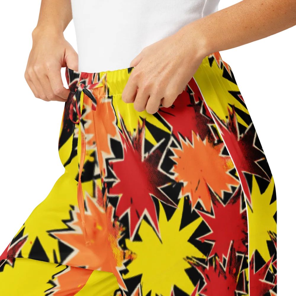 Pop Art Detonation on Women's Pajama Pants — Product details