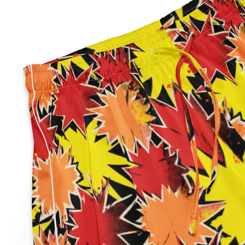 Pop Art Detonation on Women's Pajama Shorts — Product details