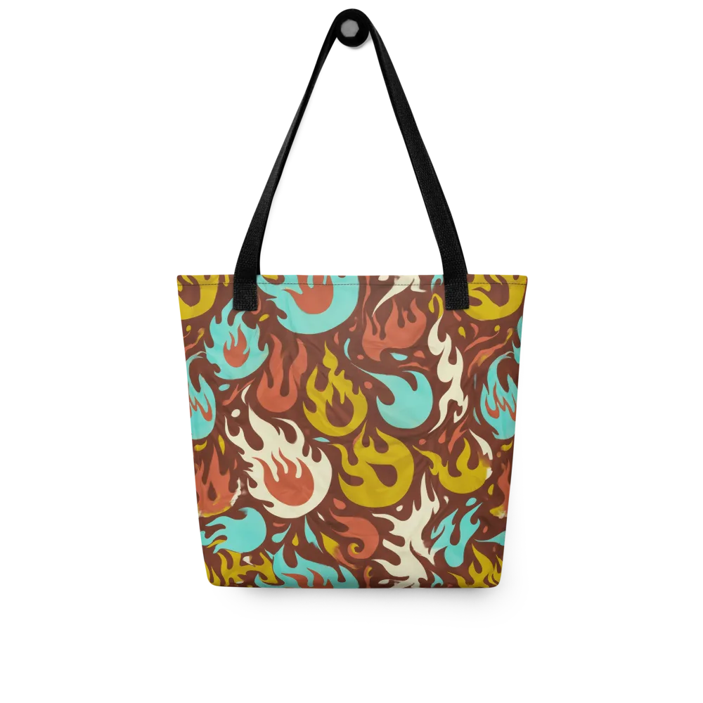 Turquoise Heat on Tote Bag — Front