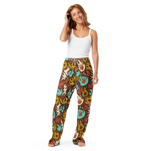 Turquoise Heat on a Women's Pajama Pants