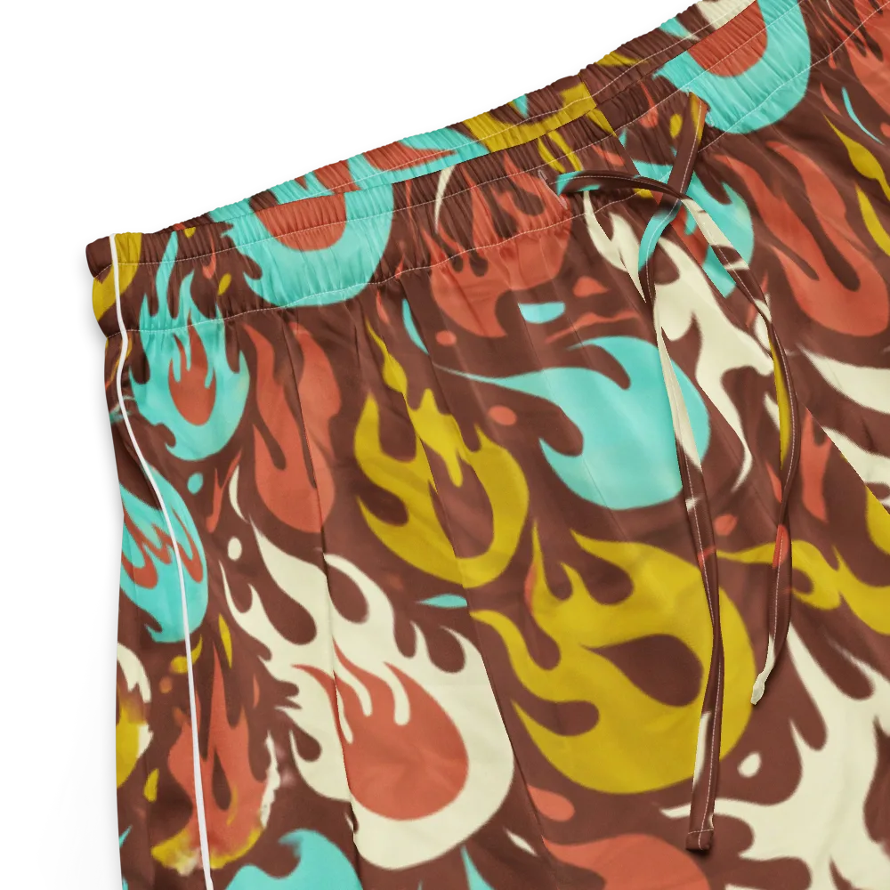 Turquoise Heat on Women's Pajama Shorts — Product details