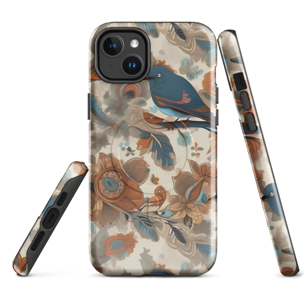 Cobalt Aviary on MagSafe Tough Case for iPhone® — Front